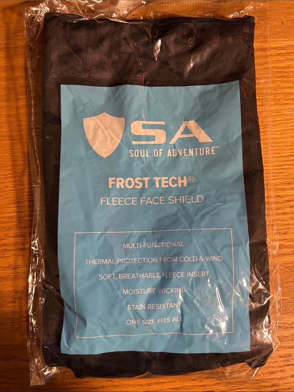 Soul of Adventure Frost Tech Fleece Face Shield - Black Canadian Flag Design